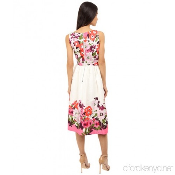 Donna Morgan Floral Print Dress - Picture 8 of 8